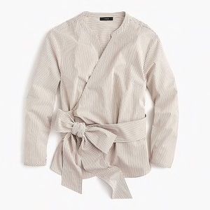J. Crew wrap top